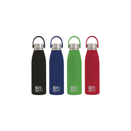 Oxford Runbott School Botella Termo 50cl - Recubrimiento Ceramico Interior - Mantiene la Temperatura por Horas - Diseño Surtido
