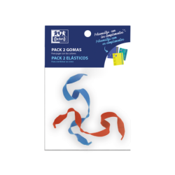 Oxford Gomas Elasticas para Carpeta o Cuaderno - Pack de 2 Unidades - Ajuste Perfecto - Resistente y Duradero