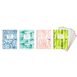 Oxford Japandi A4+ Europeanbook 5 Copertina Extra Rigida - Quaderno con 120 Fogli - Formato A4+ - Griglia 5x5 - 4 Modelli Dispon