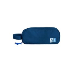 Oxford B-Smart Estuche Portatodo - 3 Compartimentos - Asa Lateral - Fabricado en Material Reciclado - Color Azul