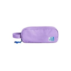 Astuccio Oxford B-Smart - 3 scomparti - Maniglia laterale - Realizzato in materiale riciclato - Colore lavanda