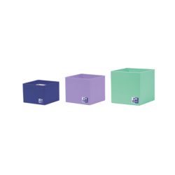 Oxford Portabolis 3 Cubiletes - Organizador de Escritorio - Incluye 3 Compartimentos - Diseño Compacto y Funcional