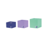 Oxford Portabolis 3 Cubiletes - Organizador de Escritorio - Incluye 3 Compartimentos - Diseño Compacto y Funcional