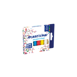 Oxford Plastilina 6 Colores 100gr - Ideal para Modelar y Crear Figuras - Textura Suave y Maleable - Colores Surtidos