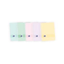 Oxford Live & Go Europeanbook A4+ - Tapa de Plastico - 8 Colores Pastel - 160 Hojas - Organizacion y Estilo en un Solo Producto