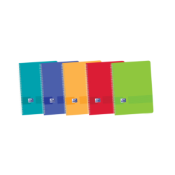 Oxford Live & Go Europeanbook A4+ - Tapa de Plastico - 1 Linea 2 Margenes - 80 Hojas - Colores Surtidos