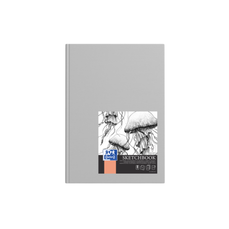 Oxford Artbooks A5 Tapa Extradura - Cuaderno Cosido para Esbozos - 96 Hojas de 100gr - Colores Surtidos
