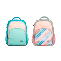 Oxford Mochila Adaptable a Trolley Colorblock - Poliester Reciclado RPET - Capacidad 22L - 2 Modelos Disponibles