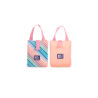 Oxford Porta Alimentos Reutilizable con Asa Colorblock - Poliester Reciclado RPET - Libre de Bpa - Conveniente y Ecologico