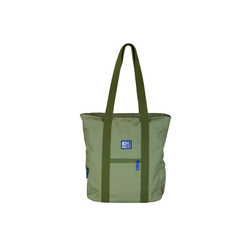 Oxford B-Ready Tote Bag Poliester Reciclado RPET - Asa Larga para Bandolera - Color Verde Oxford B-Ready Tote Bag Poliester Reciclado RPET - Asa Larga para Bandolera - Color Verde