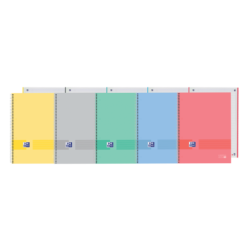 Oxford & You Europeanbook A4+ Tapa Extradura - 1 Linea Horizontal - 80 Hojas - Colores Surtidos
