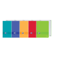 Oxford Live&Go Europeanbook 1 Tapa de Plastico A4+ 5x5 - Tamaño A4+ - 80 Hojas - Colores Surtidos