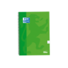 Oxford School Classic Cuaderno Espiral Tapa Extradura Write&Erase - Folio 4x4 con Margen - 80 Hojas - Color Verde