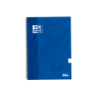 Oxford School Classic Cuaderno Espiral Tapa Extradura Write&Erase - Pauta 2.5mm con Margen - 80 Hojas - Color Azul Marino
