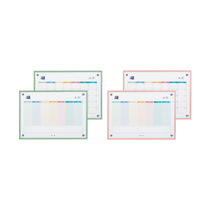 Agenda Oxford A3 reversibile settimana e mese + Compl - 2 colori - Formato grande per un'organizzazione efficiente 4pz 4pz Agenda Oxford A3 reversibile settimana e mese + Compl - 2 colori - Formato grande per un'organizzazione efficiente 4pz 4pz