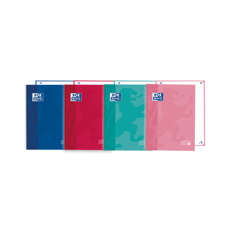 Libro europeo Oxford School Classic A5+ - Copertina extra rigida - 80 fogli - Colori assortiti 5pz 5pz Libro europeo Oxford School Classic A5+ - Copertina extra rigida - 80 fogli - Colori assortiti 5pz 5pz