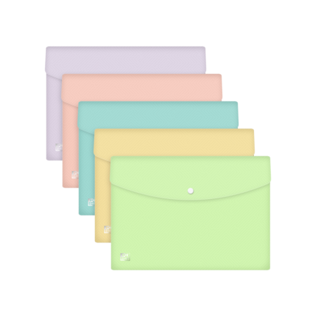 Spilla Oxford A4 PP Trasparente - Resistente e Durevole - Misura Standard - Facile da Aprire e Chiudere 5pz 5pz