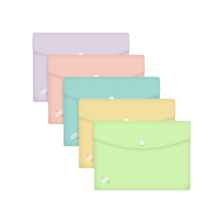 Spilla Oxford A5 PP Trasparente - Forte e Durevole - Misura Standard - Trasparente - Ideale per Documenti Formato A5 5pz 5pz