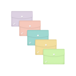 Oxford Broche Oxfurban A6 PP TR Past STD - Resistente y Duradero - Tamaño A6 - Ideal para Organizar Documentos - Colores Pastel