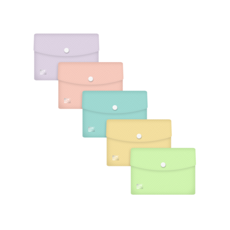 Spilla Oxford Oxfurban A6 PP TR Past STD - Resistente e durevole - Formato A6 - Ideale per organizzare documenti - Colori pastel