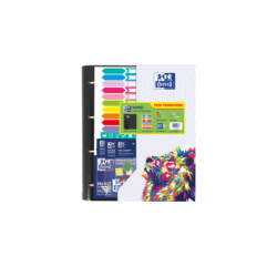 Oxford Europeanbinder Oxfcla A4+ - Carpeta de Tamaño A4+ - Diseño Escolar - Incluye Separadores - Colores Surtidos