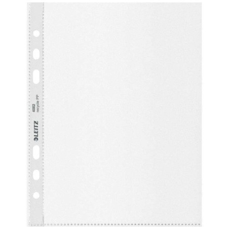 Leitz Recycle Funda A5 - Plastico Reciclado - Compensacion de Co2 - 100% Reciclable - Transparente