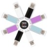 TechOneTech Basic Pro Series Confezione risparmio da 8 unità flash USB 2.0 da 32 GB - Colori assortiti (Pendrive)