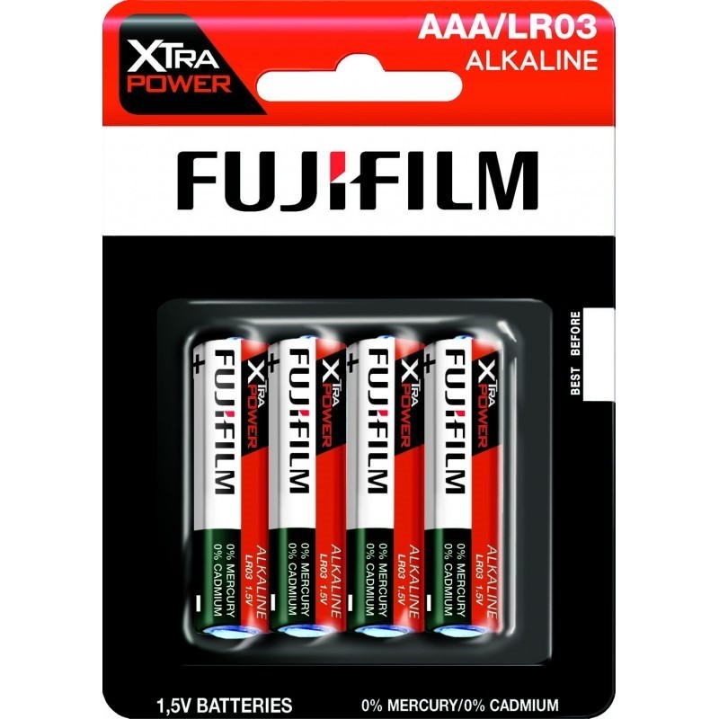 Fujifilm Pack de 4 Pilas Alcalinas LR03 AAA 1.5V Fujifilm Pack de 4 Pilas Alcalinas LR03 AAA 1.5V