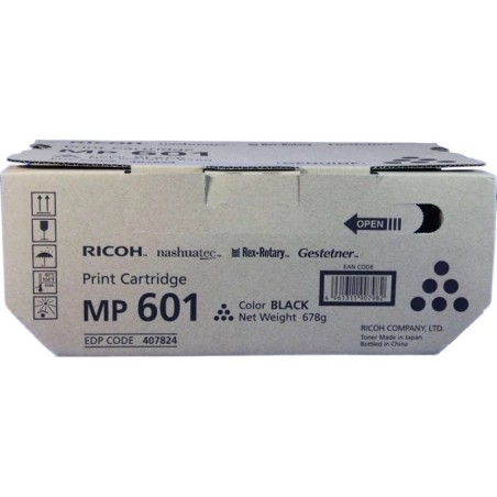 Cartuccia toner nero originale Ricoh Aficio MP501/MP601 - 407824