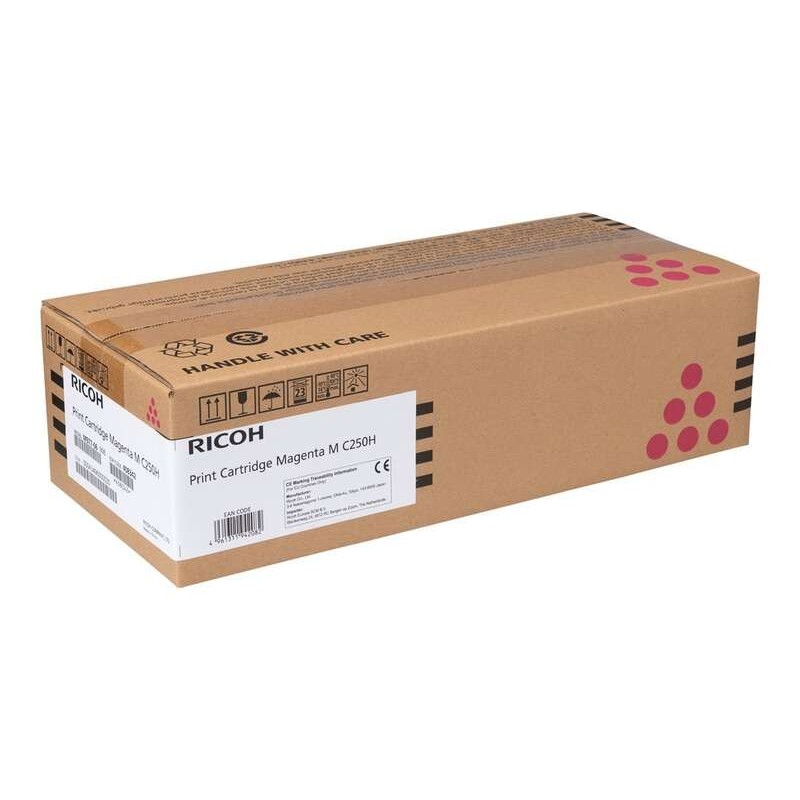 Cartuccia toner originale magenta Ricoh MC250FW/P301W - 408342/M C250HM