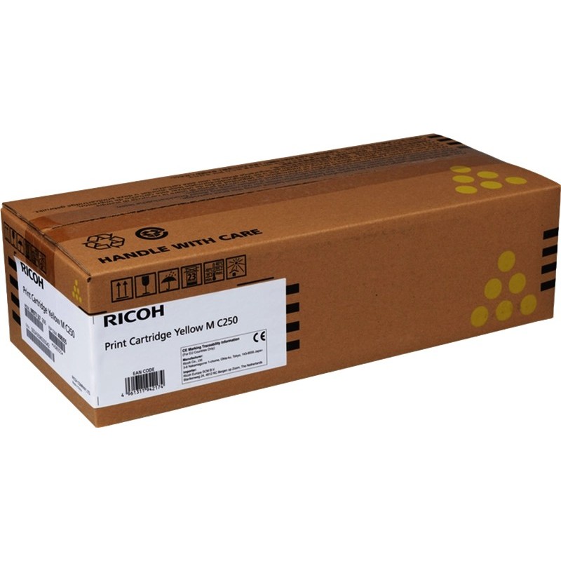 Cartuccia toner giallo originale Ricoh MC250/PC300/PC301/PC302 - 408355/M C250Y