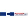 Pennarello a gesso liquido Edding 4090 - Punta a scalpello - Tratto tra 4 e 15 mm - Odore neutro - Colore blu 5pz 5pz