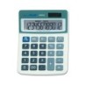 Milan Calculadora de Sobremesa 12 Digitos - 3 Teclas de Memoria - Apagado Automatico - Color Blanco/Azul