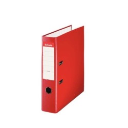 Raccoglitore a leva Esselte - Formato A4 - Dorso 75 mm - Capacità di 500 fogli - Colore rosso 10pz 10pz