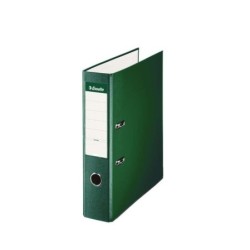 Esselte Archivador de Palanca - Formato A4 - Lomo 75mm - Capacidad para 500 Hojas - Color Verde