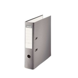 Raccoglitore a leva Esselte - Formato Folio - Dorso 75 mm - Capacità di 500 fogli - Colore grigio 10pz 10pz