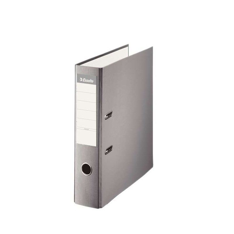 Esselte Archivador de Palanca - Formato Folio - Lomo 75mm - Capacidad para 500 Hojas - Color Gris Esselte Archivador de Palanca - Formato Folio - Lomo 75mm - Capacidad para 500 Hojas - Color Gris