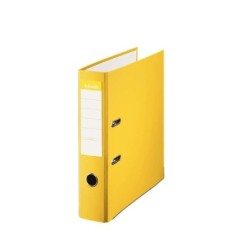 Esselte Archivador de Palanca - Formato Folio - Lomo 75mm - Capacidad para 500 Hojas - Color Amarillo