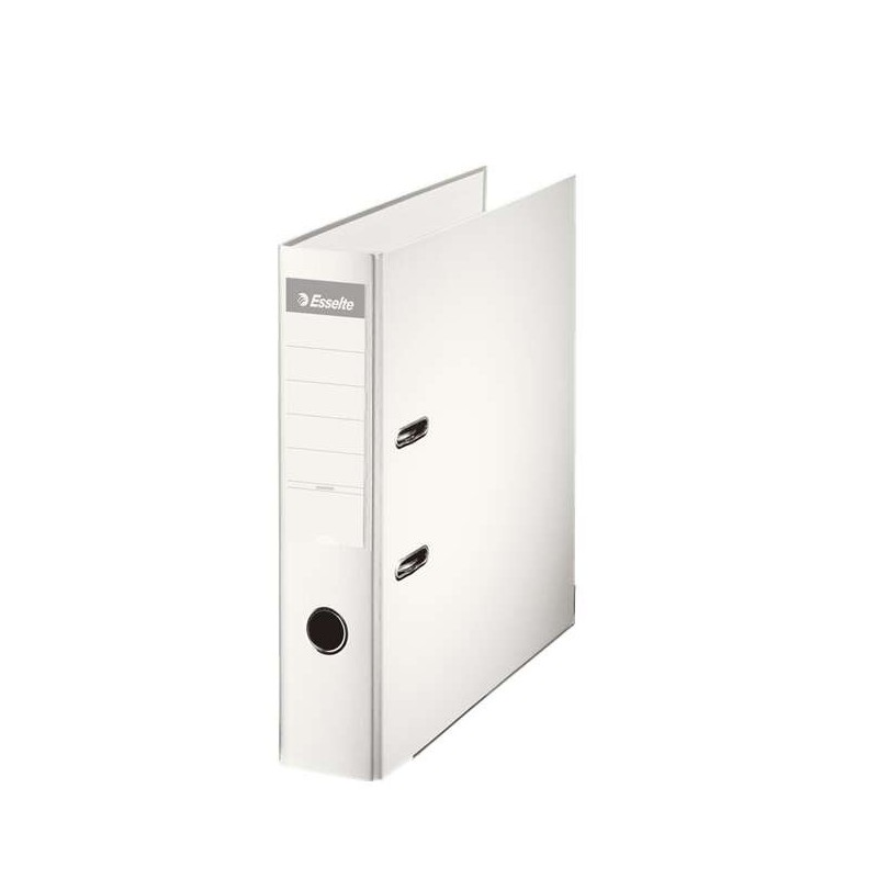 Esselte Archivador de Palanca - Formato A4 - Lomo 75mm - Capacidad para 500 Hojas - Color Blanco Esselte Archivador de Palanca - Formato A4 - Lomo 75mm - Capacidad para 500 Hojas - Color Blanco