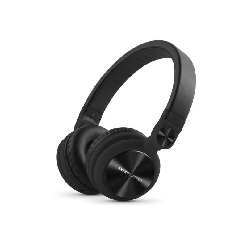 Energy Sistem Auriculares DJ2 Microfono - Orejeras Abatibles - Control de Conversacion - Plegable - Color Negro Energy Sistem Auriculares DJ2 Microfono - Orejeras Abatibles - Control de Conversacion - Plegable - Color Negro