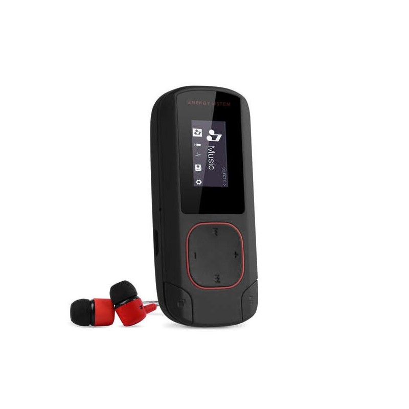 Energy Sistem MP3 Clip Bluetooth - 8GB - Clip - Radio FM e MicroSD - Colore Rosso Energy Sistem MP3 Clip Bluetooth - 8GB - Clip - Radio FM e MicroSD - Colore Rosso