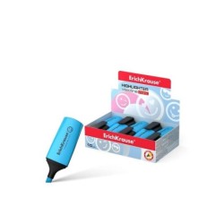 Erichkrause Visioline Mini - Formato mini con emoticon - Punta smussata - Colore blu 10pz 10pz