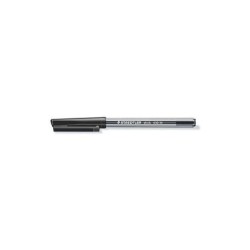Penna a sfera Staedtler Stick 430 con cappuccio - Punta da 0,35 mm - Inchiostro permanente - Colore nero 50pz 50pz
