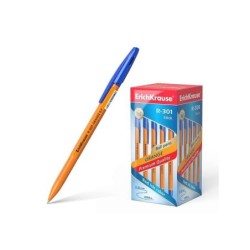 Penna a sfera Erichkrause R-301 Bastone arancione 0,7 - Corpo esagonale opaco - Punta 0,7 mm - Inchiostro ad asciugatura rapida 