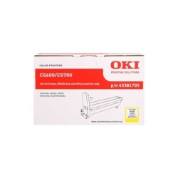 Tamburo immagine originale giallo OKI C5600/C5700 - 43381705 (Tamburo)