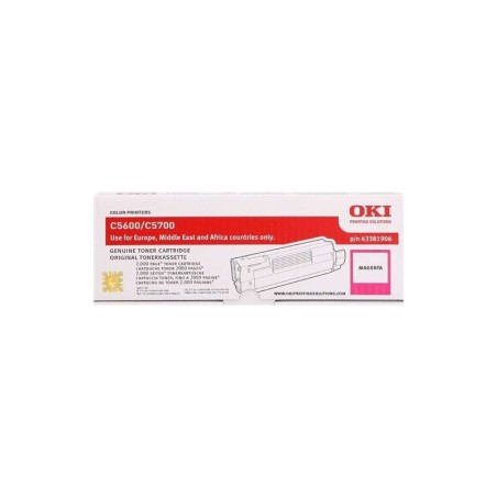Cartuccia toner originale magenta OKI C5600/C5700 - 43381906