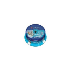 Stampabili CD-R Verbatim 52 x 700 MB (vasetto da 25 unità)