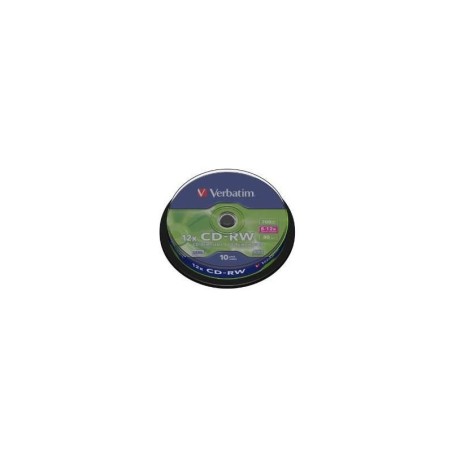 Verbatim CD-RW riscrivibile 8-12x 700 MB (10 unità di latta)