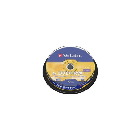 Verbatim DVD+RW riscrivibili 4x 4,7 GB (marrone chiaro 10 unità)