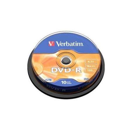 Verbatim DVD-R 16x 4.7GB (Tarrina 10 Uds)